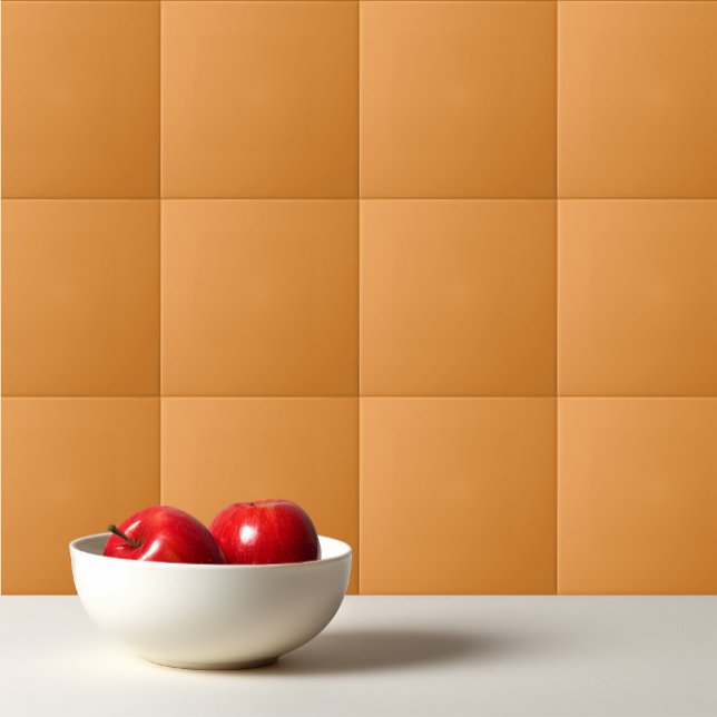 Solid plain saffron orange tile (Creator Uploaded)