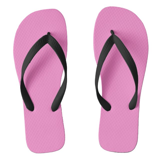 Solid Plain Taffy Pink Jandals (Footbed)