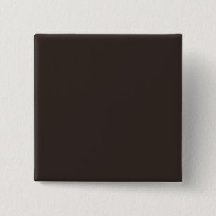 Solid, Plain Walnut Brown,  15 Cm Square Badge