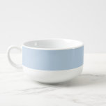 Solid Powder Blue Soup Mug<br><div class="desc">Here is a beautiful,  soft colour of plain blue.

Designed in beautiful Washington state,  USA,  by an independent freelance artist (Whoopsidoodle) for your enjoyment.</div>