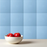 Solid powder light pale baby blue tile<br><div class="desc">Solid color powder light pale baby blue design.</div>