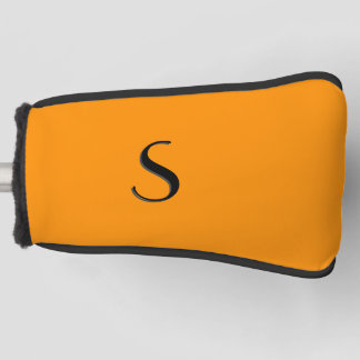 Solid Princeton Orange Personal Golf Head Cover