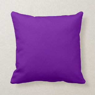 Solid Purple Bright  plain pillow