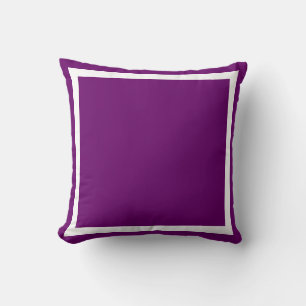Solid Purple  Grape plain pillow