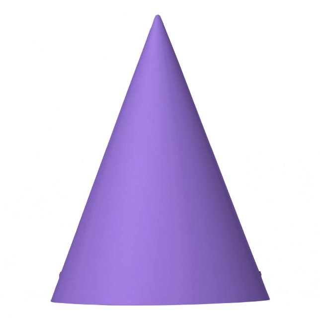 Solid Purple Party Hat (Front)