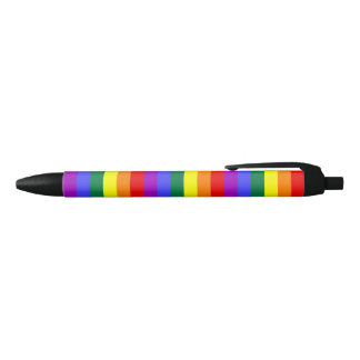 Solid Rainbow Stripe Pen H
