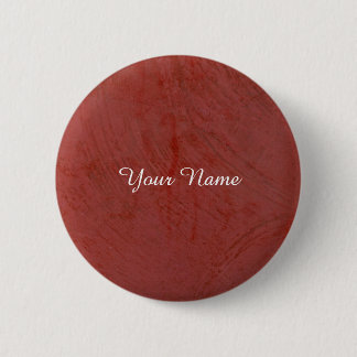 Solid Red 6 Cm Round Badge