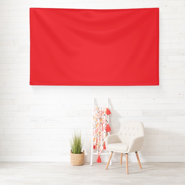 Solid Red Background  Banner (Insitu)
