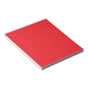 Solid Red Background Notepad