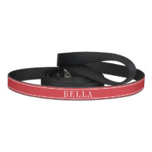 Solid Red Color with Personalized Name