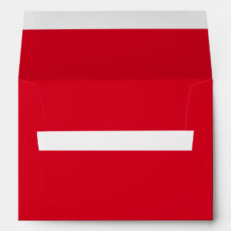 Solid Red Colour | Hex# D6001C Envelope