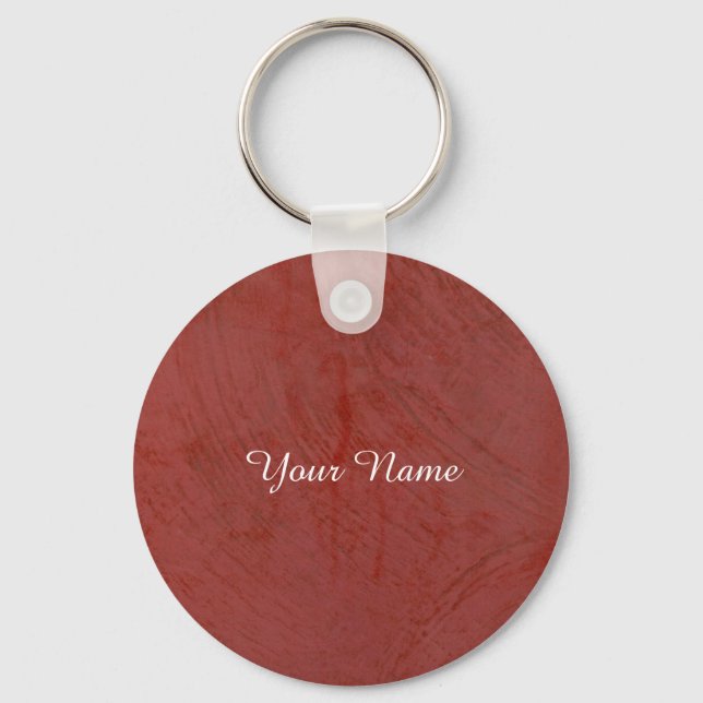Solid Red Key Ring (Front)