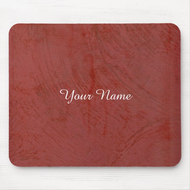 Solid Red Mouse Pad (Front)