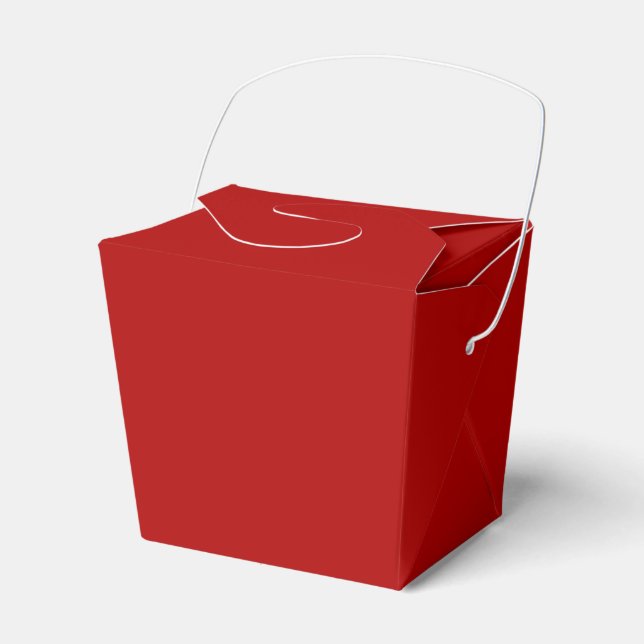 Solid red oxide favour box (Front Side)