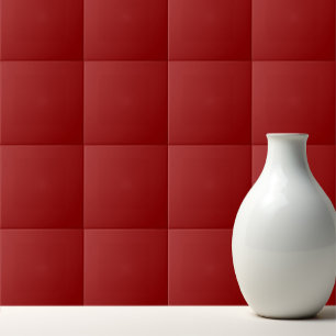 Solid red oxide tile