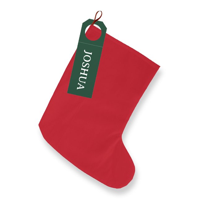 Solid Red Universal Guest Christmas Stocking (Creator Uploaded)