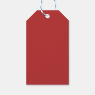 Solid Red Valentine's Day Gift Tag