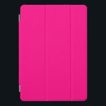 Solid rose deep pink iPad pro cover<br><div class="desc">Solid rose color deep pink simple design.</div>