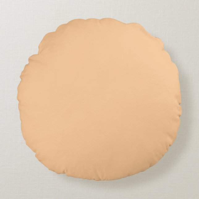 solid rose pink peach flesh  pillow plain colour (Front)