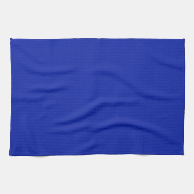 Solid Royal Blue Kitchen Towel (Horizontal)