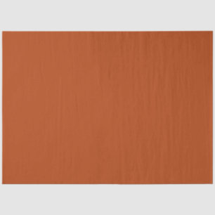 Solid rust brown tissue paper