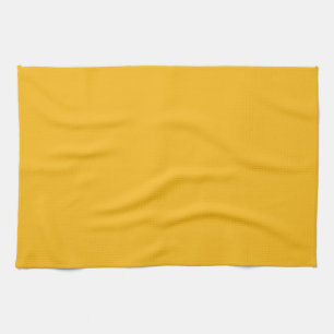Solid Saffron Yellow / Gold Tea Towel