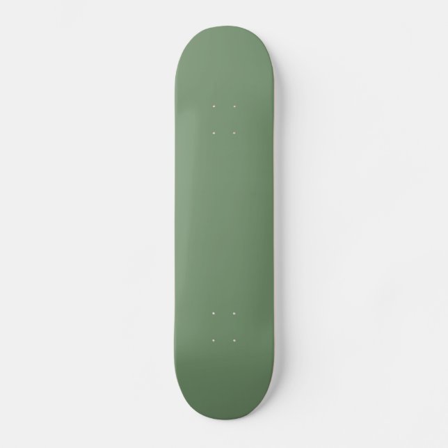 Solid Sage Green Skateboard (Front)