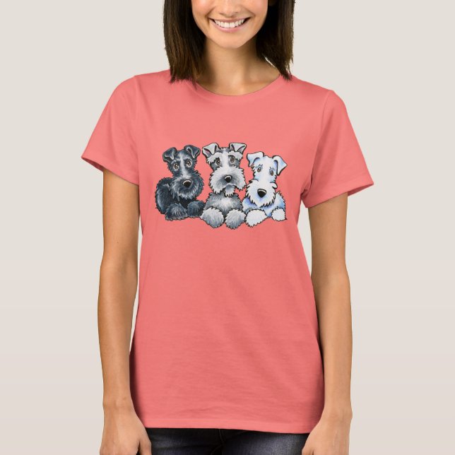 Solid Schnauzers T-Shirt (Front)