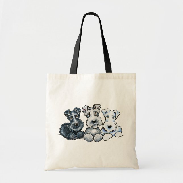 Solid Schnauzers Tote Bag (Front)