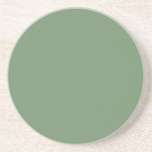 Solid Series---Grey-Green coaster (Front)