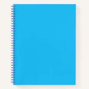 Solid Sky Blue Color Notebook