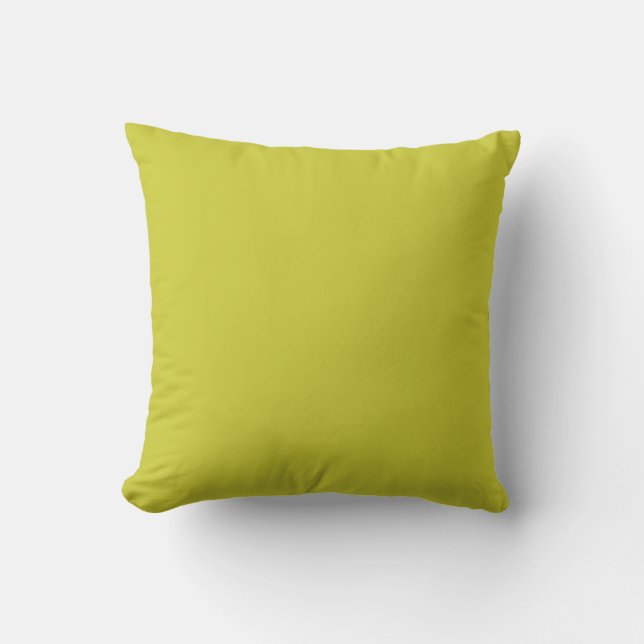 solid soft light green pillow (Front)