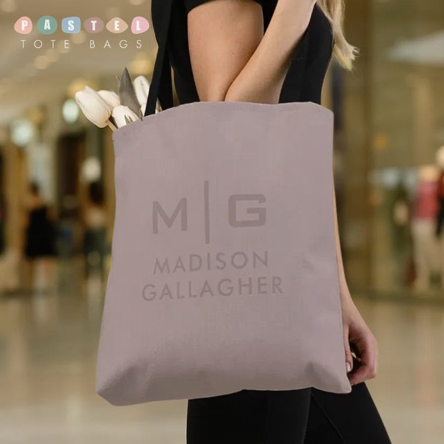 Solid Soft Light Paste Pinkish Purple Brown Colour Tote Bag (Solid Soft Light Paste Pinkish Purple Brown Color Tote Bag
)