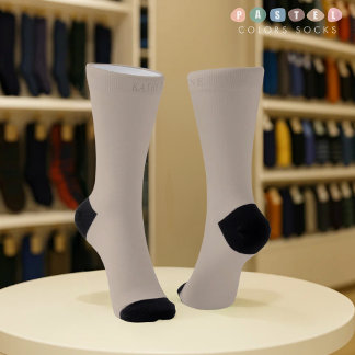 Solid Soft Light Paste Tan Beige Brown Colour Socks