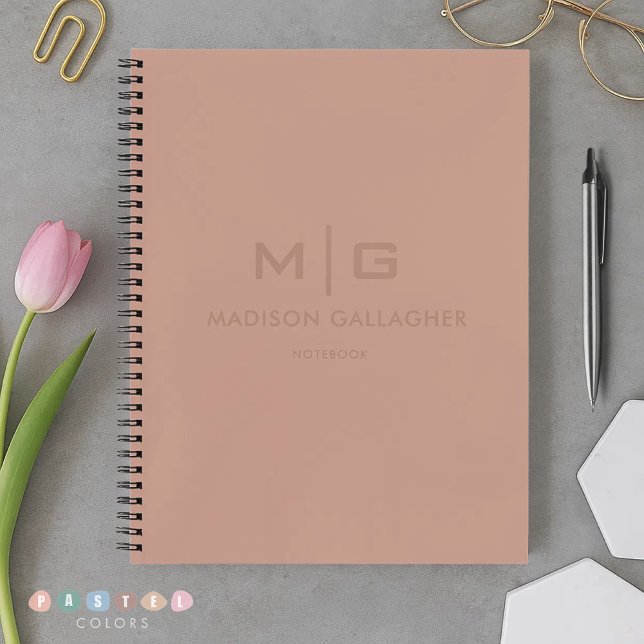 Solid Soft Light Paste Terracotta Pink Red Pink Notebook (Solid Soft Light Paste Terracotta Pink Red Pink Notebook
)