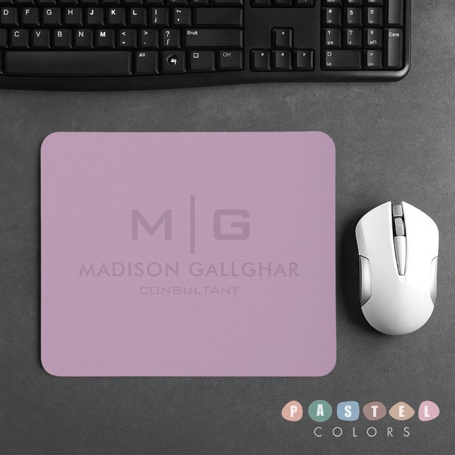Solid Soft Light Pastel Lavender Purple Colour Mouse Pad (Solid Soft Light Pastel Lavender Purple Color Mouse Pad
)