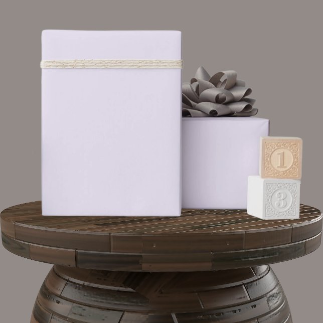 Solid Soft Light Pastel Lavender Purple Colour Wrapping Paper (Solid Soft Light Pastel Lavender Purple Color Gift Wrapping Paper)