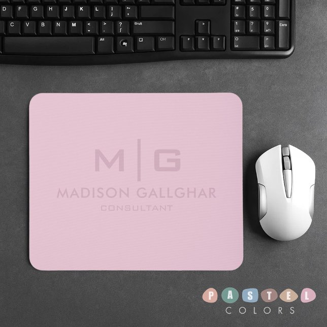 Solid Soft Light Pastel Orchid Pink Colour Mouse Pad (Solid Soft Light Pastel Orchid Pink Color Mouse Pad
)