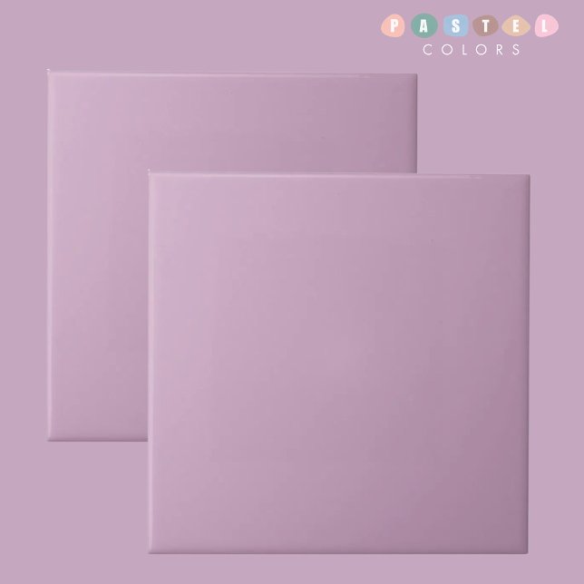 Solid Soft Light Pastel Purple White Colour  Tile (Creator Uploaded)