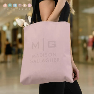 Solid Soft Light Pastel Salmon Peach Pink Color  Tote Bag