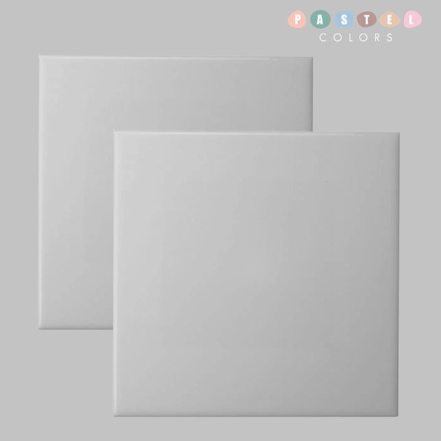 Solid Soft Light Pastel Steel Grey Colour Tile (Solid Soft Light Pastel Steel Grey Color Ceramic Tile)