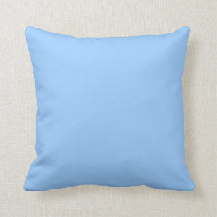 Solid soft pastel  perrywinkel  blue  pillow