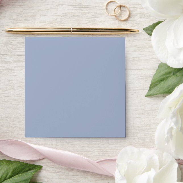 Solid Soft Periwinkle Blue Envelope (Wedding)