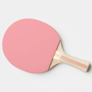 Solid soft pink ping pong paddle