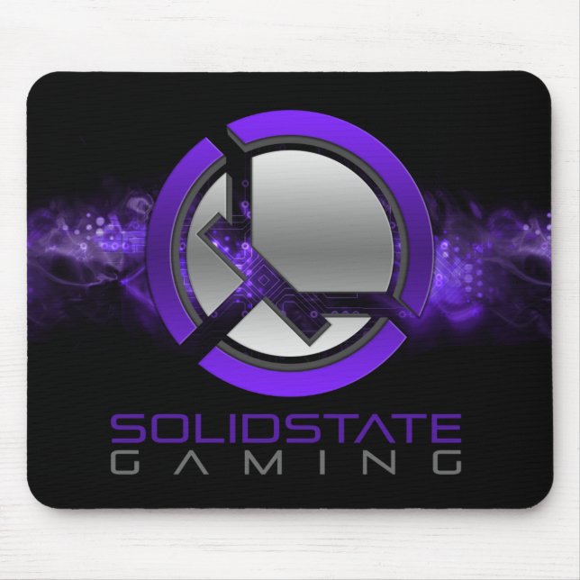 Solid State Gaming Mousepad - Purple (Front)
