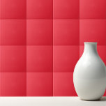 Solid strawberry red tile<br><div class="desc">Solid color strawberry red design.</div>