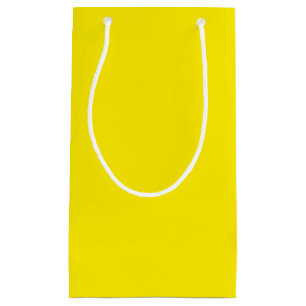 Solid Sunny Yellow Color Small Gift Bag