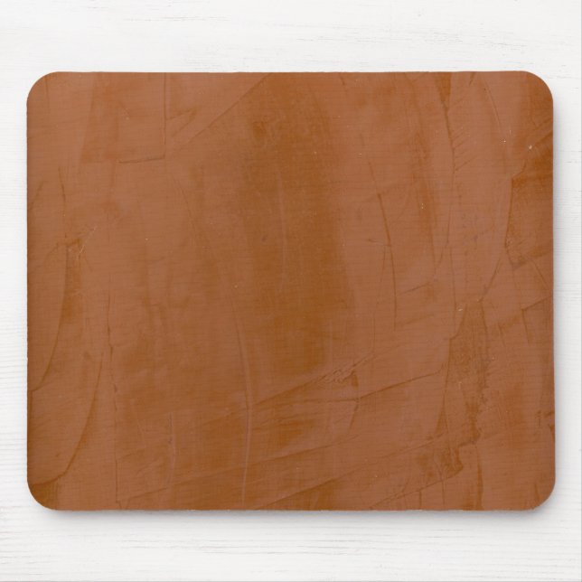 Solid Tangerine Mouse Pad (Front)