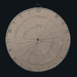 Solid taupe dusty brown dartboard<br><div class="desc">Solid color taupe dusty brown design.</div>