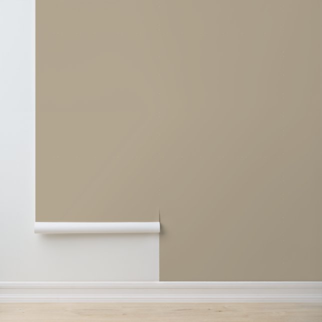 Solid Taupe Plain Basic Simple Minimalist Neutral  Wallpaper (Application)